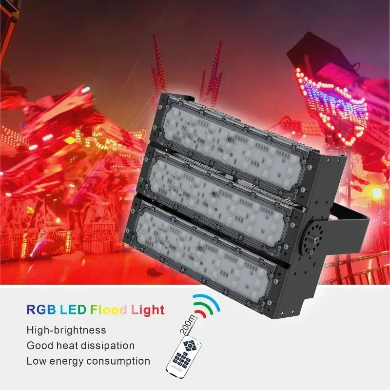 

Original Manufacture Outdoor Ip65 Waterproof Energy Saving 150w Module Rgb Led Flood Light
