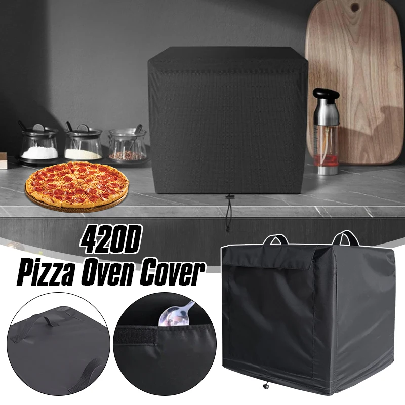 Outdoor Waterproof Pizza Oven Cover Anti-UV Tear-Resistant Dust Cover For Prevent Falling Leaves Dust Pizza Oven Accessories