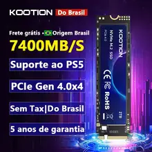 KOOTION X16Plus SSD NVMe M2 1TB 2TB 4TB Gen4x4 Disco rígido interno de estado sólido PCIe 4.0x4 2280 SSD M.2 Drive para PS5 Laptop PC