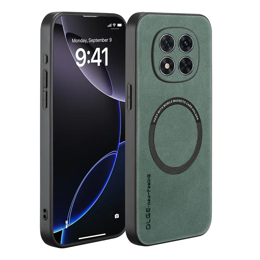 Handyhülle für Redmi Note 15 14 Pro Pro+ ﻿ Magnetische Retro-Handyhülle aus weichem PU-Leder