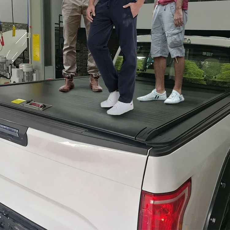 Aluminum Hard Retractable Manual Pickup Truck Bed Cover Tonneau Cover For Ssangyong Musso