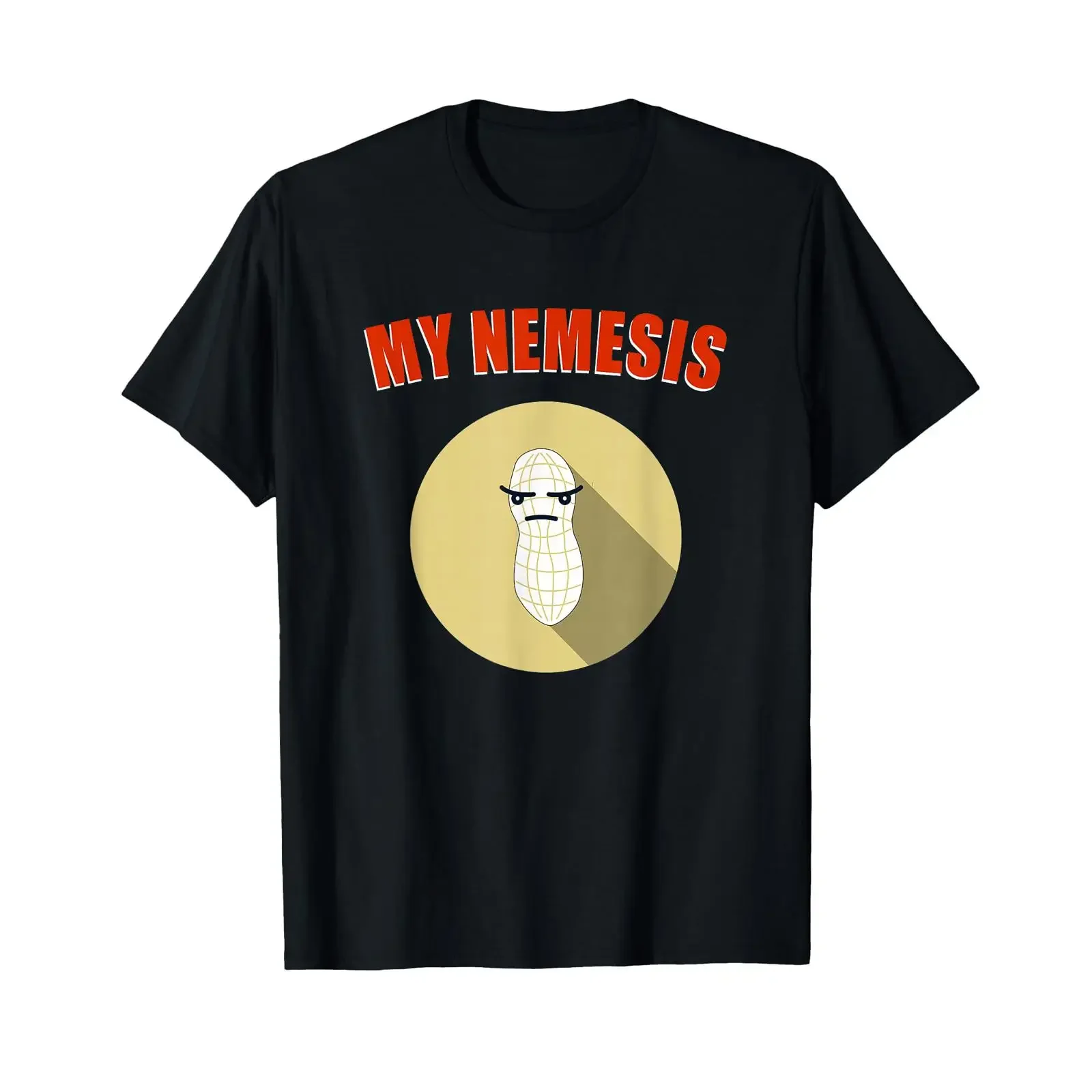 My Nemesis Funny Peanut Allergy T Shirt vintage Washed Slightly homme Casual Stylish designer clothes Soft