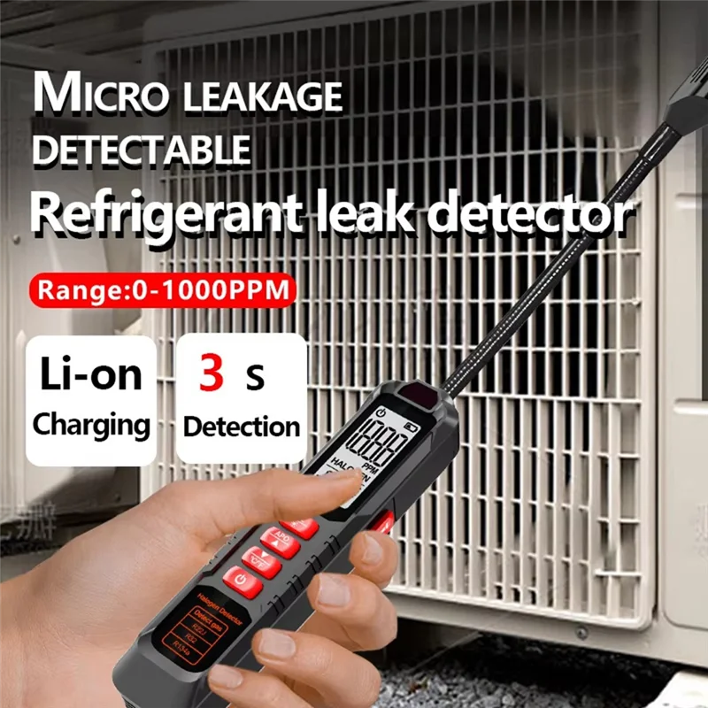 

【Hot-Selling!】Freon Halogen Leak Detector R22 R410A R134A R1234YF HVAC Air Conditioner Refrigerant Gas Tester