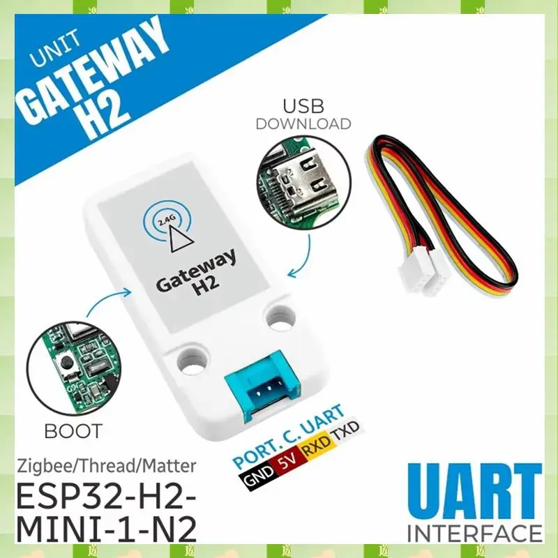 252-Gateway H2 ESP32-H2 Thread/Zigbee Gateway Unit unterstützt Zigbee Thread Matter Protocol für Smart Home, Unit Gateway H2 ES