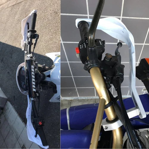 Imagen 2 del producto Protector de manos para manillar de Motocross, protectores de manos para CRF EXC SX SXF XC XCW YZ YZF WR WRF TTR KX RMZ 125 250 400 450, 22mm y 28mm