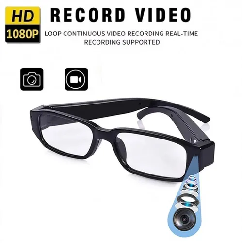 Imagen 1 del producto Gafas portátiles HD de 1080P para deportes al aire libre, gafas para ciclismo, escalada, montar y senderismo, vlog de viaje