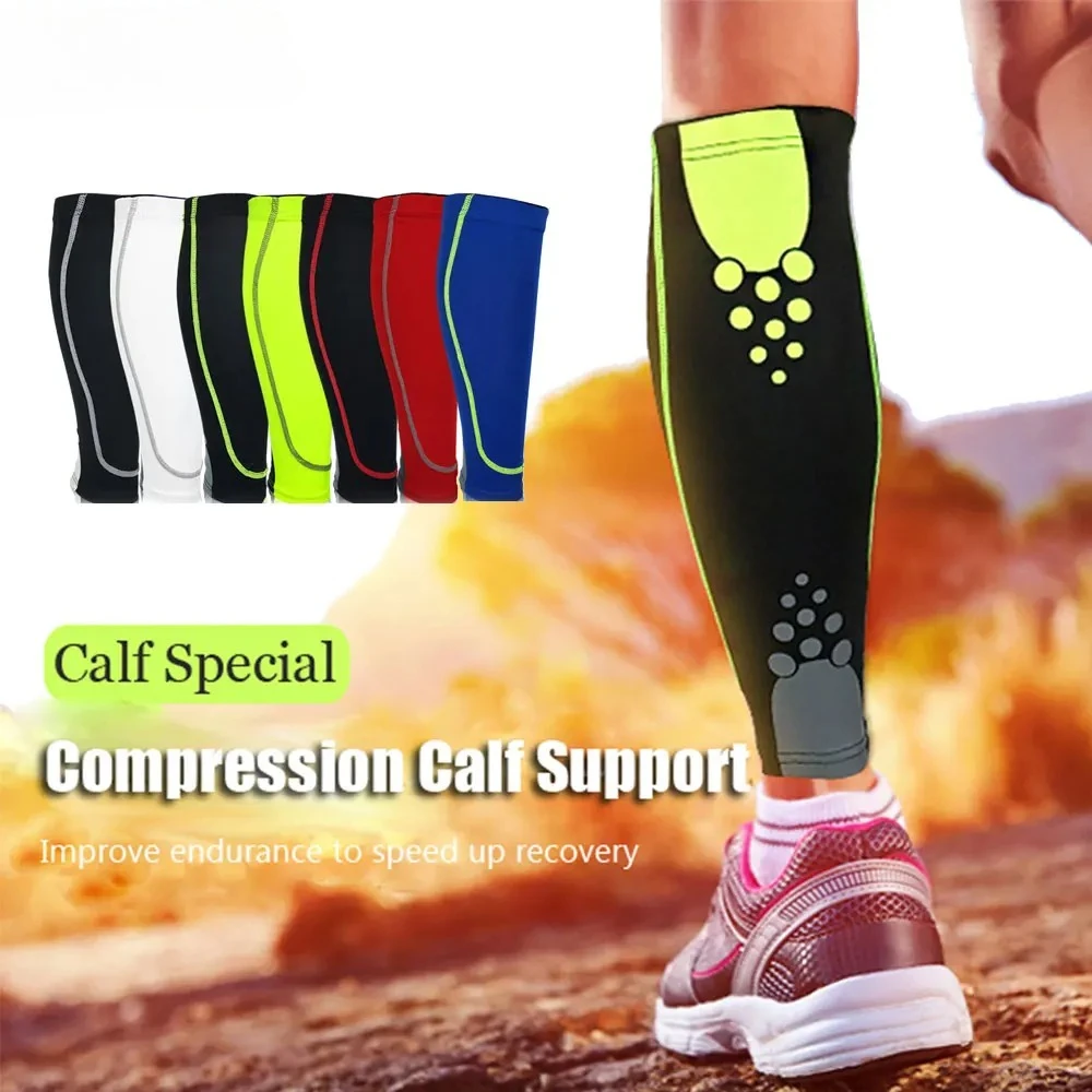 

1 PCS Sports Calf Compression Sleeves for Men & Women - Calf Support Leg Compression Socks for Shin Splint & Calf Pain Relief