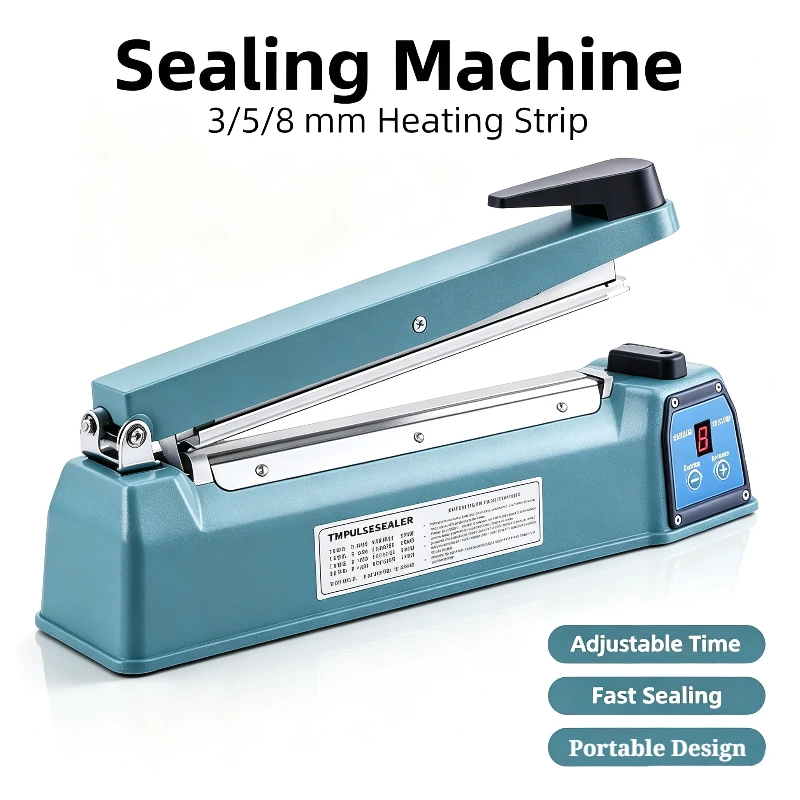 Macchina Sigillatrice Manuale 400/300/400 per Confezionamento Regali, Imballaggio Alimentare, Sigillatura Liquidi, Patatine, Biscotti, Frutta