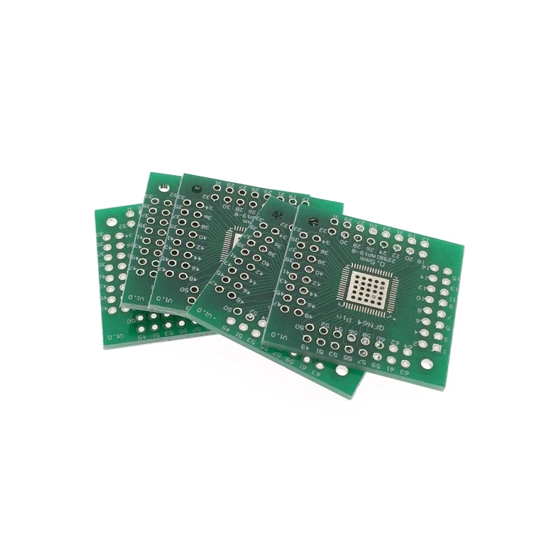 1PCS QFN56 QFN64 Adapter QFN Patch To In-line Pin Spacing 0.5mm Applicable WEIHENGWEI