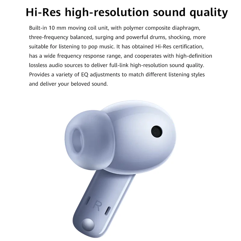 New HUAWEI FreeBuds 5i Wireless Headphone Dynamic Unit ANC Active Noise Cancellation 42dB Hi-Res high-resolution sound quality