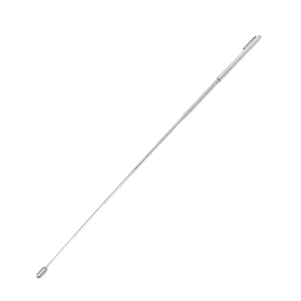 2Pcs Easy Carry Stainless Steel Detection Rod Pen Type Telescopic Probe Rod Portable Testing Stick Outdoor
