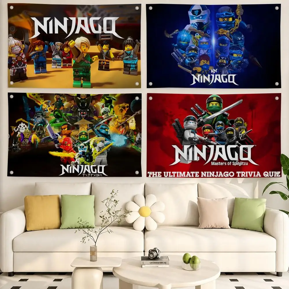 Franchise LEGO NINJAGO Flags Flags, Room, Dormitory, Camping, Party, Home Decor Gifts