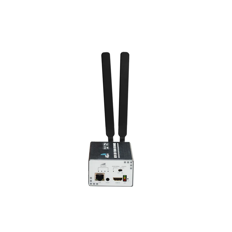 Small Portable Metal for H.264 H.265 1080P HD Encoder 3G/4G WiFi SRT Streaming Server 5-Year Warranty Live Event Online