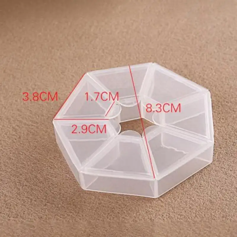 7 Days Medicine Pill Box Mini Round Portable Travel Storage Vitamin Box Sort Tablet Holder Organizer Container Cases