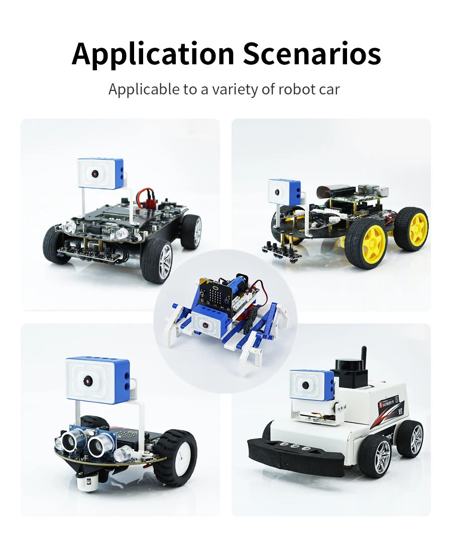ESP32-WLAN-Kameramodul mit ESP32-S3-Chip und 2 MP-Kamera mit serieller Kommunikation, unterstützt ROS1 ROS2 für Micro:bit Roboterauto – Detail 26
