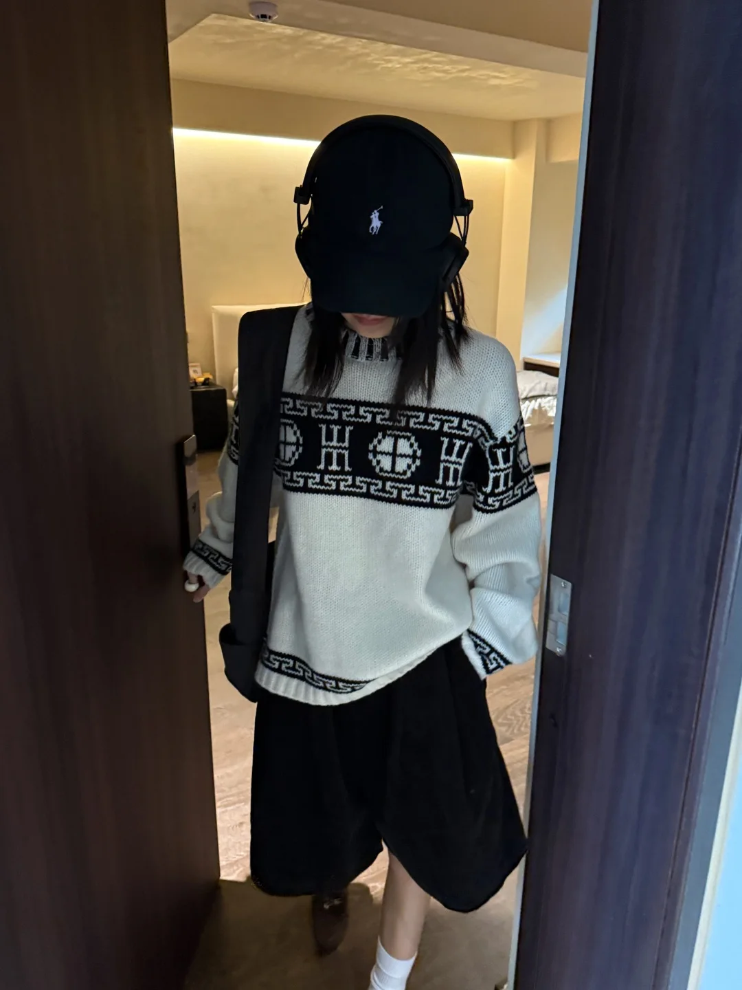 

Свободный вязаный свитер из смесовой шерсти в винтажном стиле, с цветным блоком, пуловер, осенне-зимний, универсальный женский топ