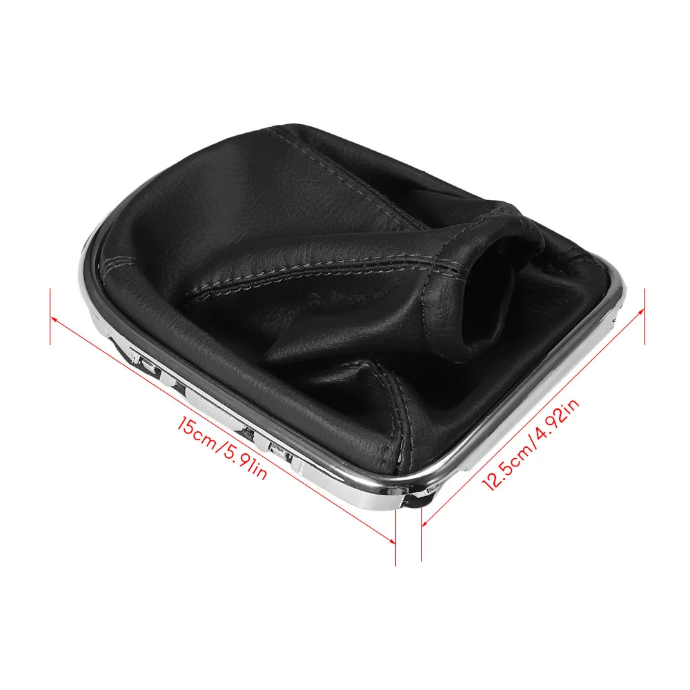 Car Gear Shift Stick Gaiter Boot PU Leather Dust-proof Cover Replacement for Chevrolet Cruze 2008-2012(without OFF Button Beside