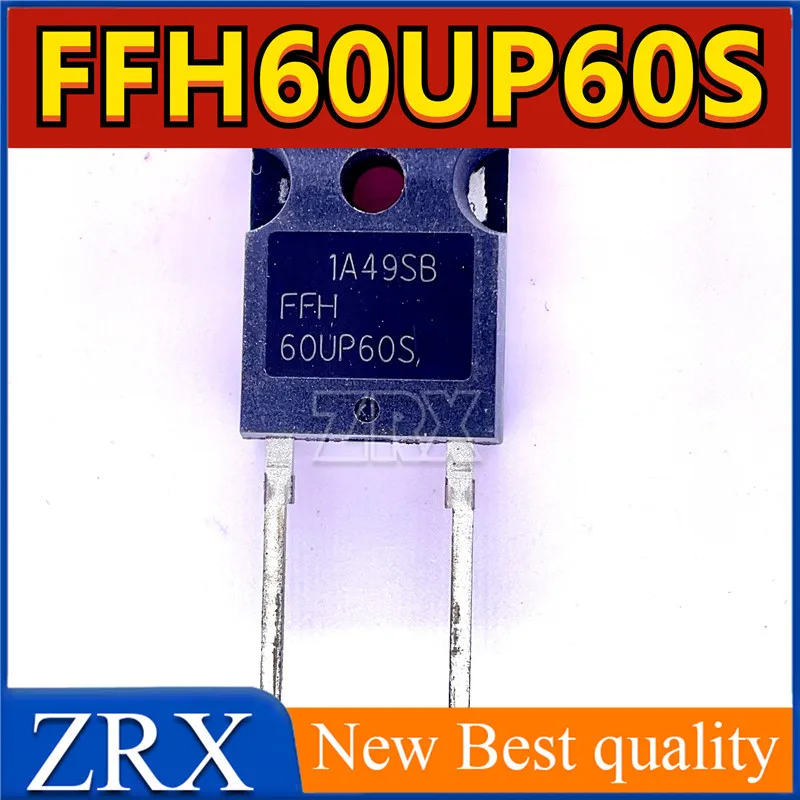 Ffh60up60sから-247-2、600v、60a、本物の写真、ブランド新品、在庫、5個/ロット