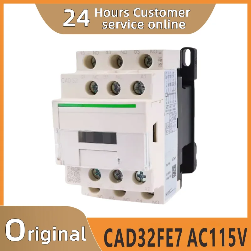 

Brand new original CAD32FE7 AC115V CAD32U7 AC240 CAD32R7 AC440V CAD32Q7 AC380V contactor control relay DC AC