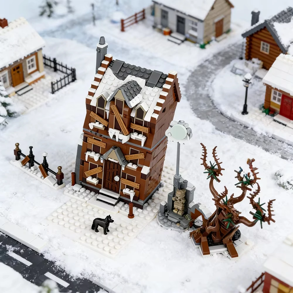 MOC Building Set Screaming Hut Whomping Willow Model Magic Movie DIY Assembly Toy Birthday Christmas Gift view 4