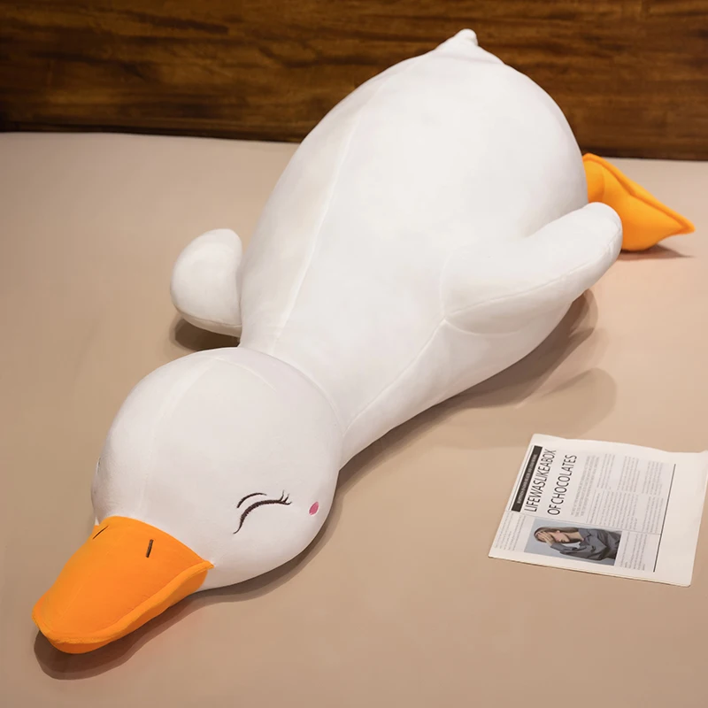Giant Duck Plush Pillow Cute Duck Plush Toy Cute Sleeping Pillow High Quality Stuffed Doll Funny Sweet Gift for Friends Gifts