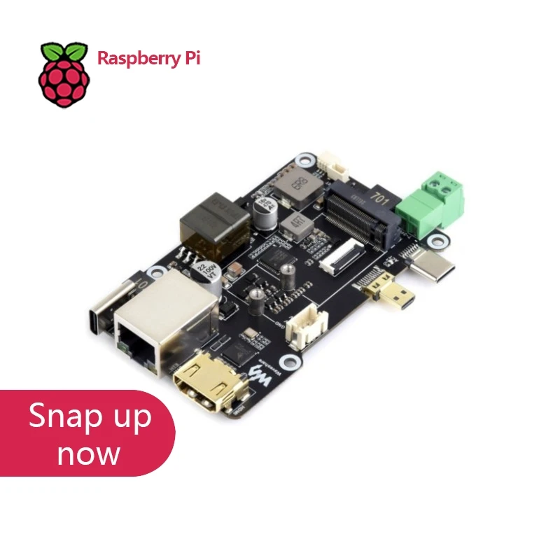 waveshare-pcie-m2-adapter-rtl8125-25gbe-controller-4k-display-poe-networking-expansion-for-raspberry-pi