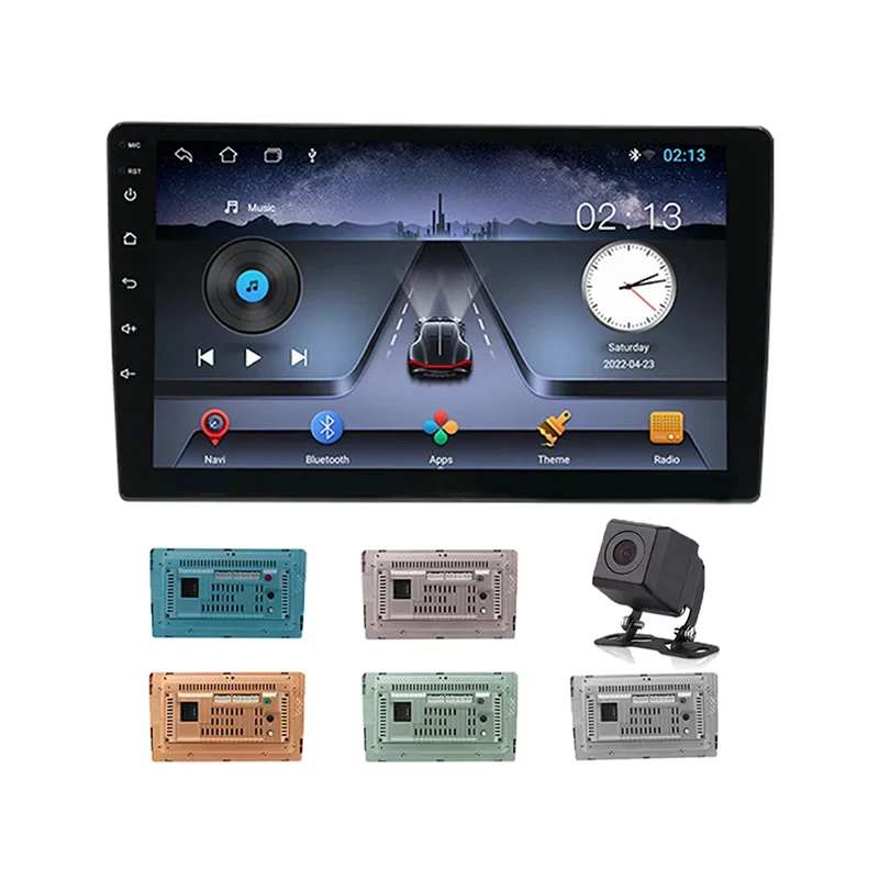 3326 7/9/10 Inch Car Stereo Carplay Android Universal OLED Built-in GPS DSP Dashboard Mount FM Radio Para Carro Android