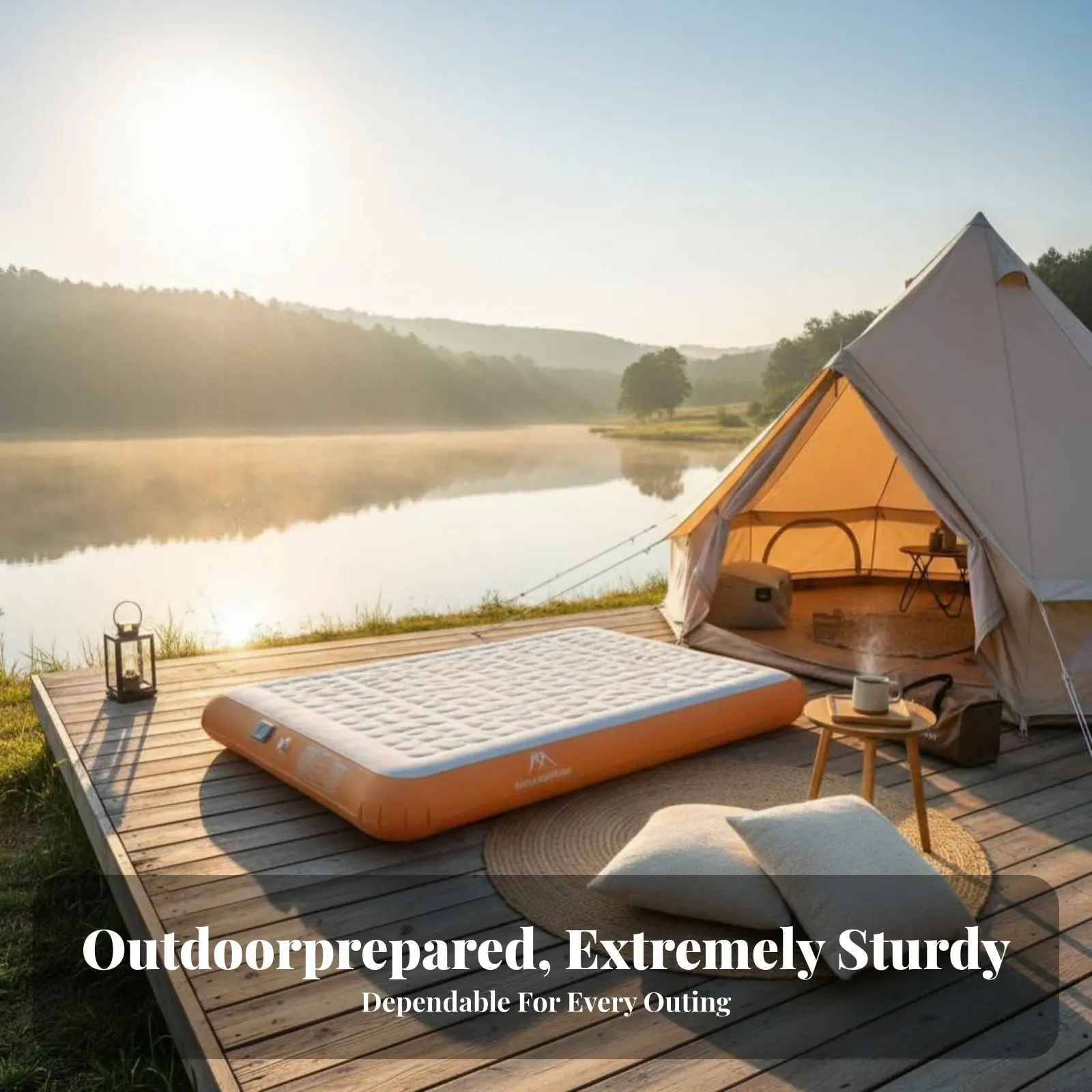 

Надувная кровать для кемпинга с автоматической накачкой, портативная, для дома и улицы