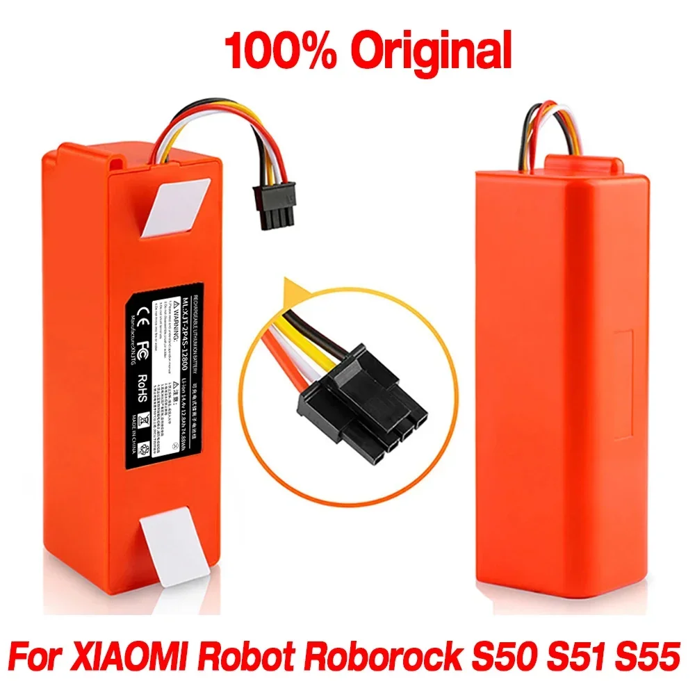 

14.4V li-ion Battery Robotic Vacuum cleaner Replacement Battery for Xiaomi Robot Roborock S50 S51 S55 Accessory Spare Parts