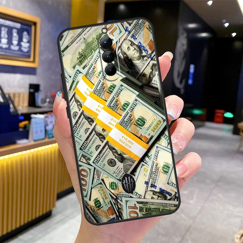 Banknote Dollar Cash Money Phone Case For ZTE Nubia RedMagic 11 10 9 8 8S 9S 10S Pro Plus 5G 6 7 6S 7S Pro 11 Air Cover - view 3