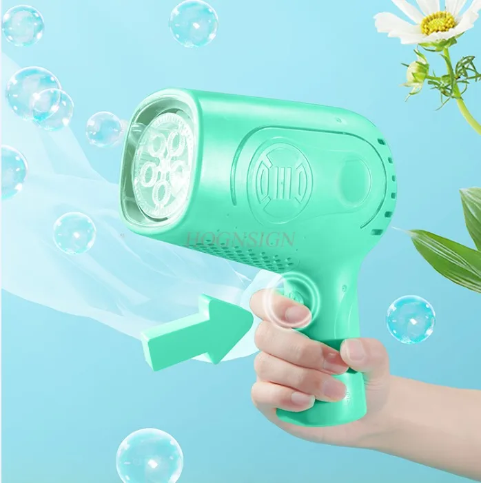 Bubble machine, children's handheld gun, Gatling, water proof bubble blowing, boys and girls' toy, popular