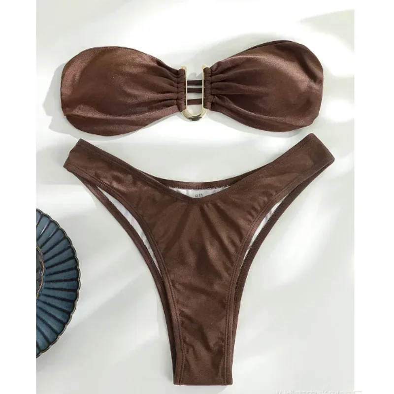 

Sexy Bikinis 2025 Women's Swimwear Female Swimsuit For Swimming Wear Bathing Suits Brazilian Bikini Set Beachwear Pool Bather