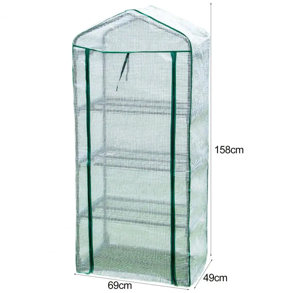 Portable PVC Greenhouse Cover Odorless Foldable Anti-Aging Greenhouse Cover for Small Flower House Nursery Room image 6