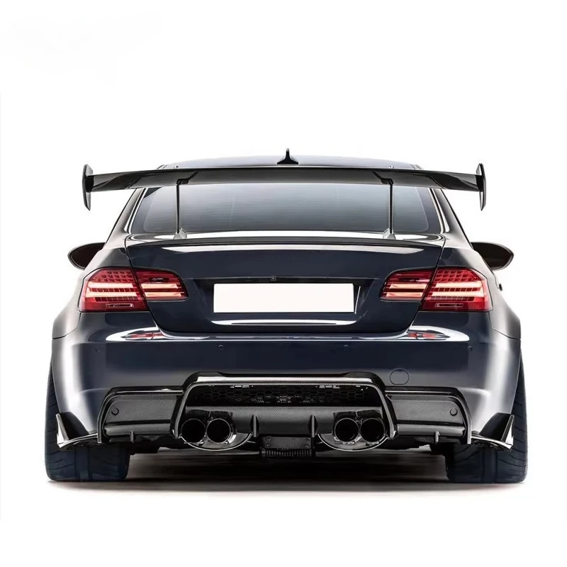 E92 M3 Dedicated Carbon Fiber Rear Wing Car High-quality Dedicated High Bracket Carbon Fiber Trunk Spoiler view 4