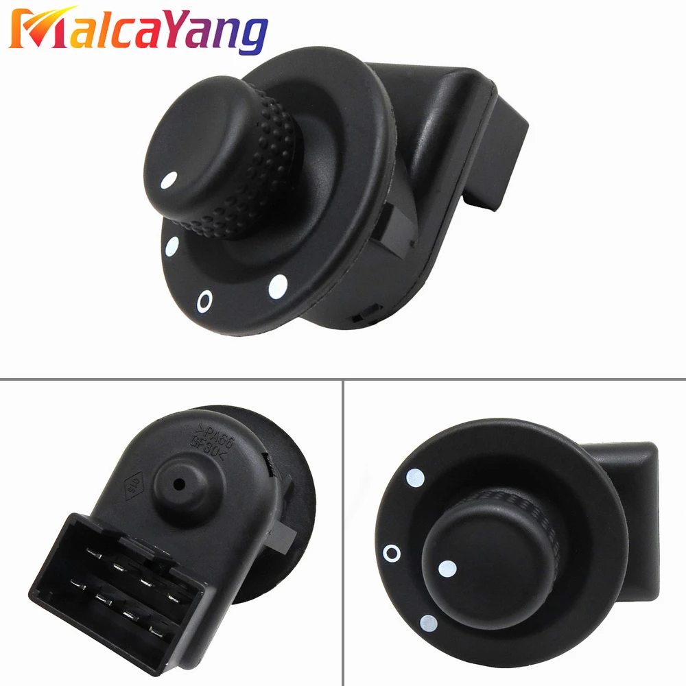 For Renault Clio III Mk3 Laguna 2 Scenic Megane II Kangoo 2007-2017 8200002442 Mirror Control Switch Adjust Knob High Quality