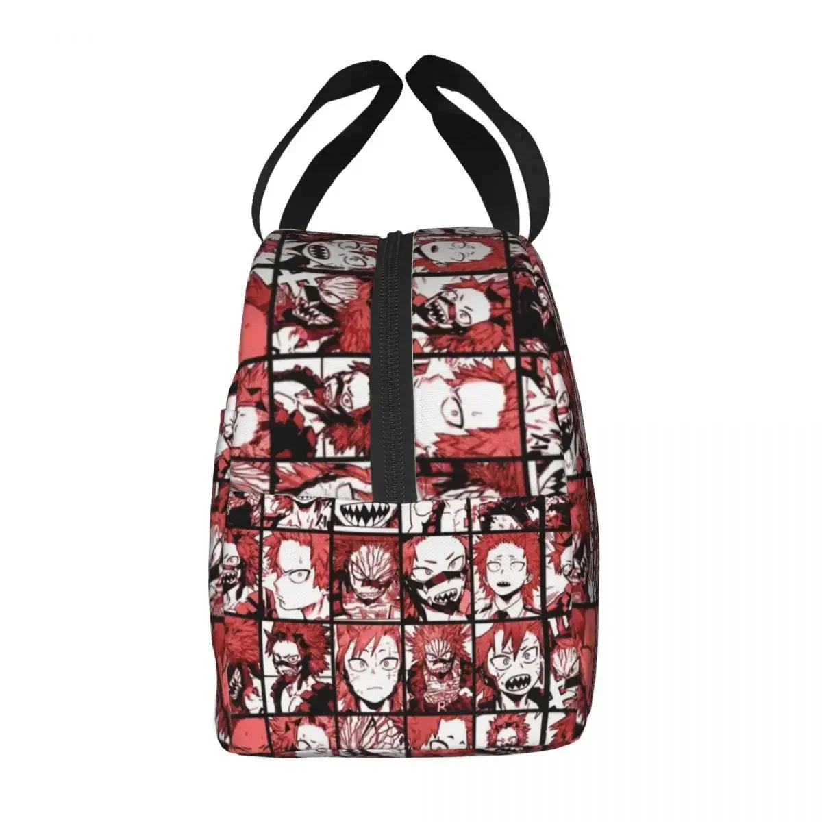 My Hero Academia BNHA Kirishima Collage Lunch Bag Portable Insulated Oxford Cooler Bag Thermal Cold Food Picnic Lunch Box