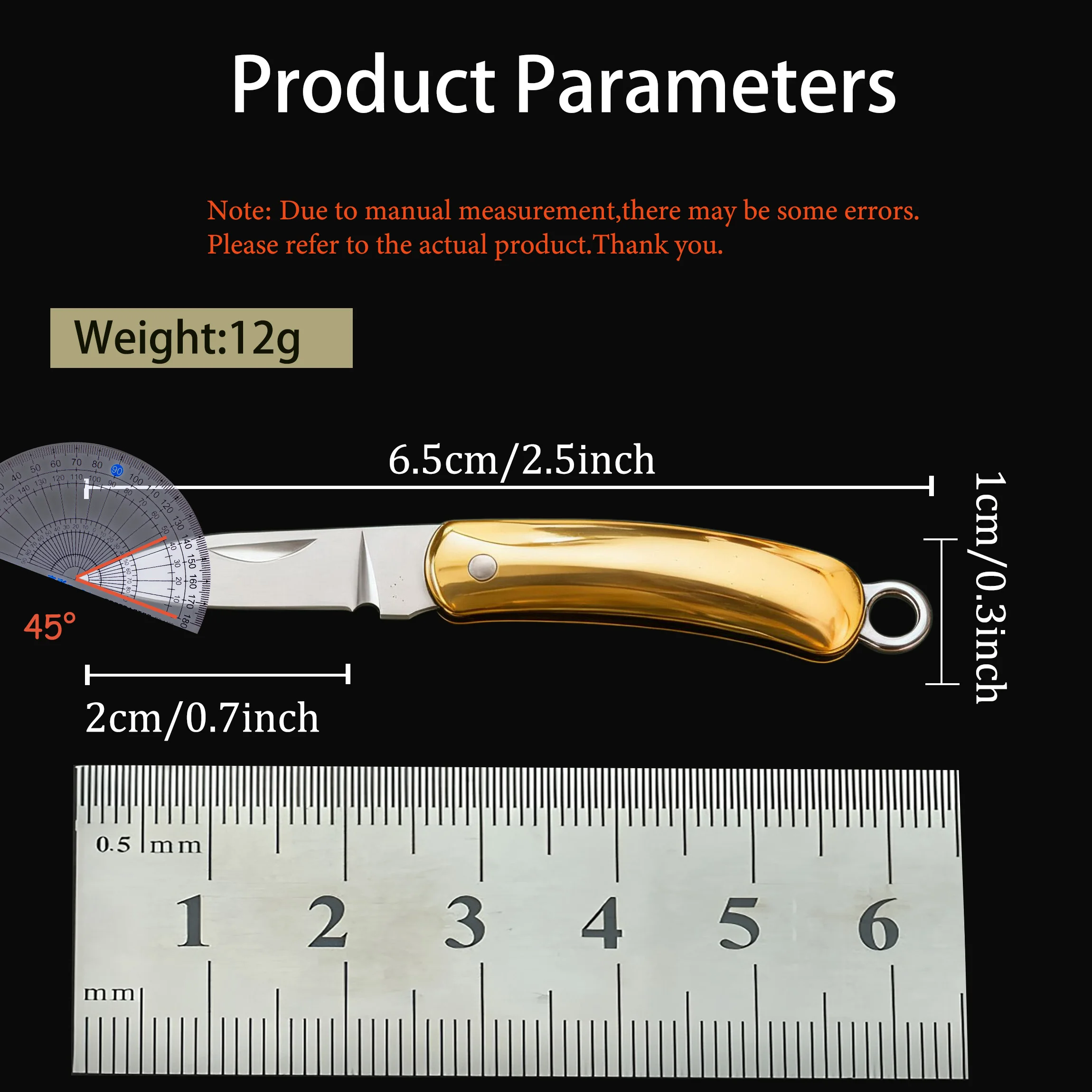 Multi-function Utility Knife Unpacking Folding Small Knife Pocket Keychain Knife Outdoor Multi Tools Knife Camping Tools