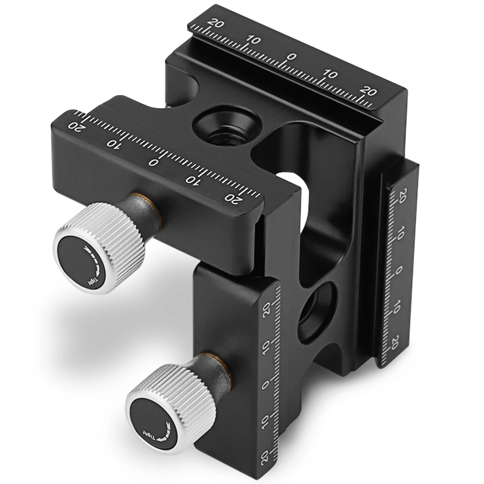 Haoge morsetto ad angolo retto 90 gradi doppio sgancio rapido L morsetto con filettatura 1/4 per Arca RRS Benro Rail Plate Nodal Slide