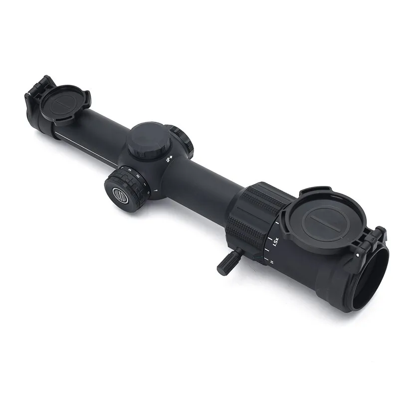 Chasse TANGO-MSR LPVO 1-6x24mm lunette de visée avec monture deuxième portée de fusil de chasse d'avion focal-noir