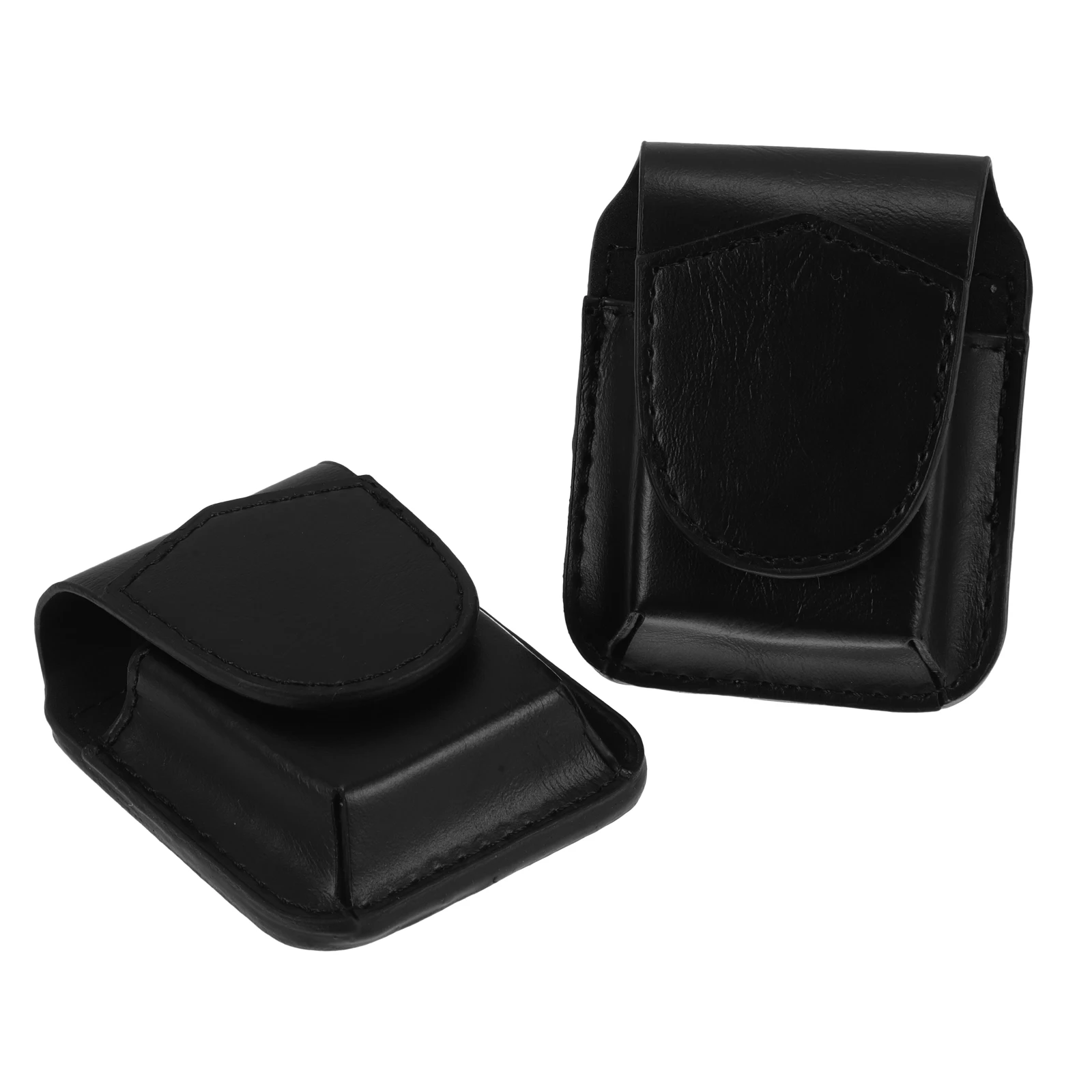 

2pcs Lighter Cover Durable Wear-Resistant Portable Cigarette Lighter Bag Protective Sleeve Storage Case For Men Gift