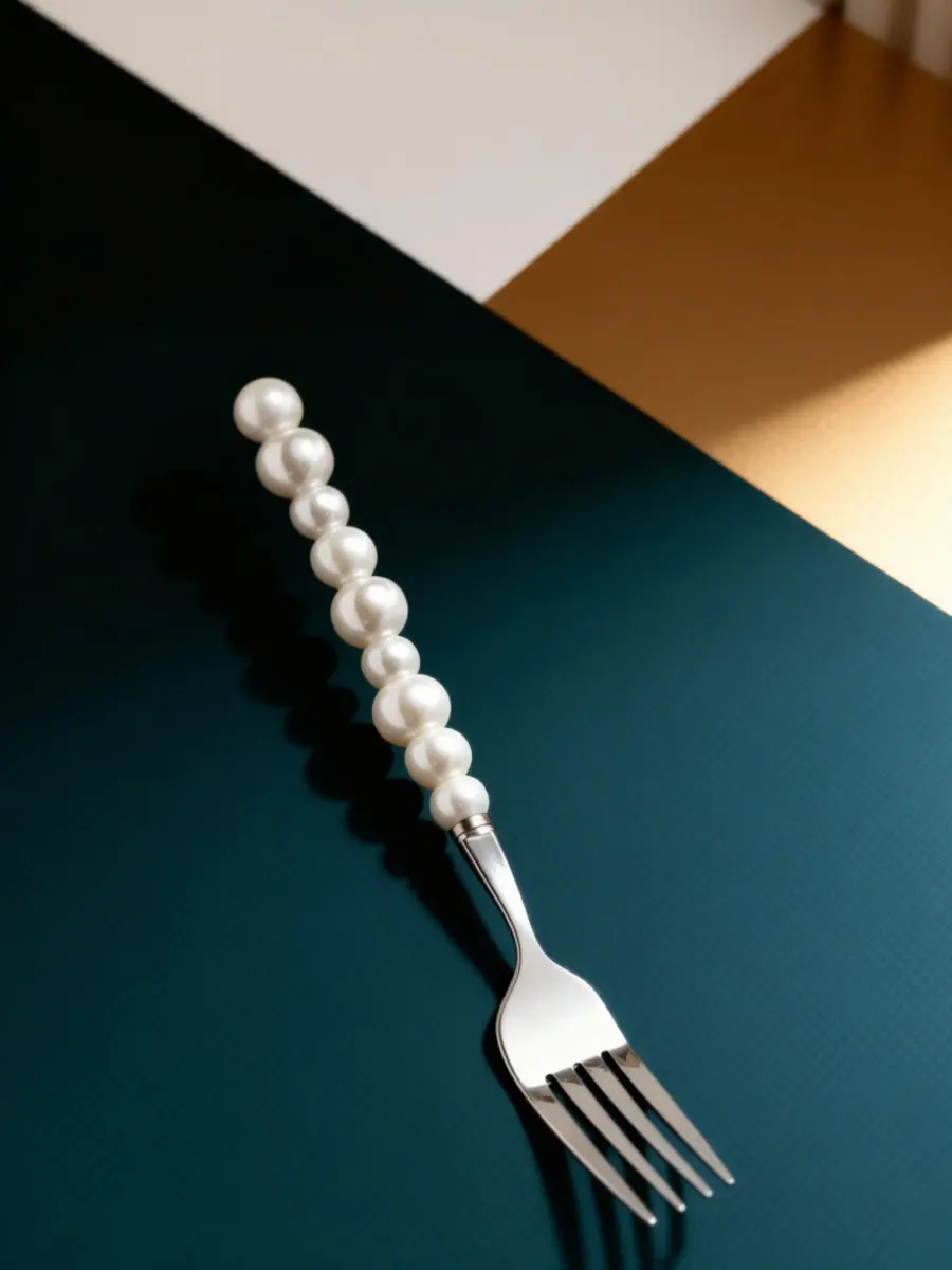 Western Dinnerware Stainless Steel Flatware Pearl Beading Handle Cutlery for Home Restaurant Steak Tableware Western Cutlery