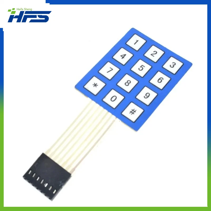 

3x4 Matrix Array Membrane Switch Keypad 12 Key 4*3 4X3 Keyboard 3*4 Keys Display Switch Control Panel For DIY