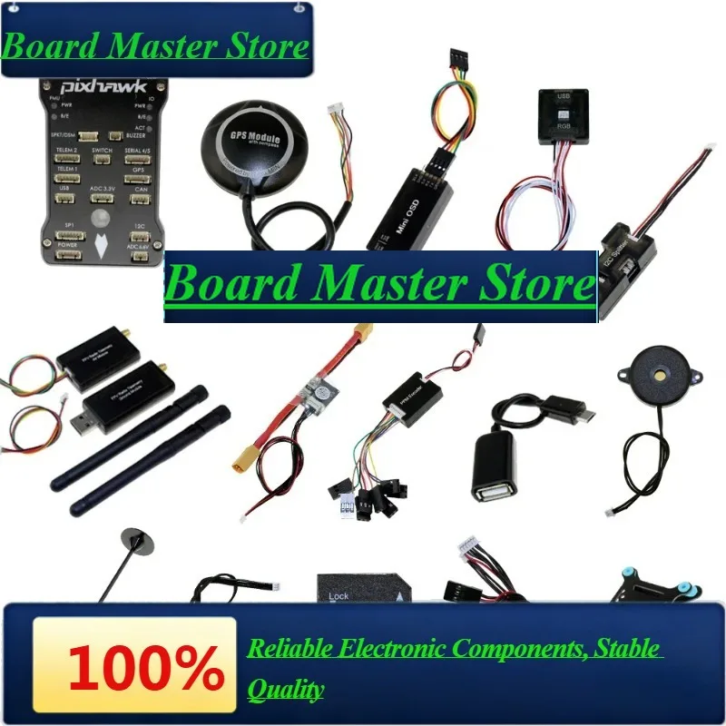 BaMasPixhawk PX4 PIX 2.4.8 Flight Controller NEO-M8N GPS 3DR 500mw 915Mhz Radio Telemetry OSD PPM I2C Splitter Expand Module