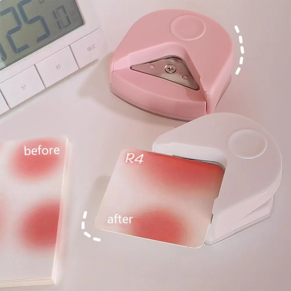 1Pc R4 Corner Rounder Paper Cutter Paper Corner Edge Cutting Circle Shape Trimmer Papers Photos Card Circles Corner Cutter