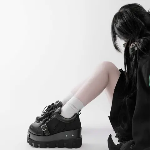 10 best sales प्लेटफ़ॉर्म जूते y2k - №7