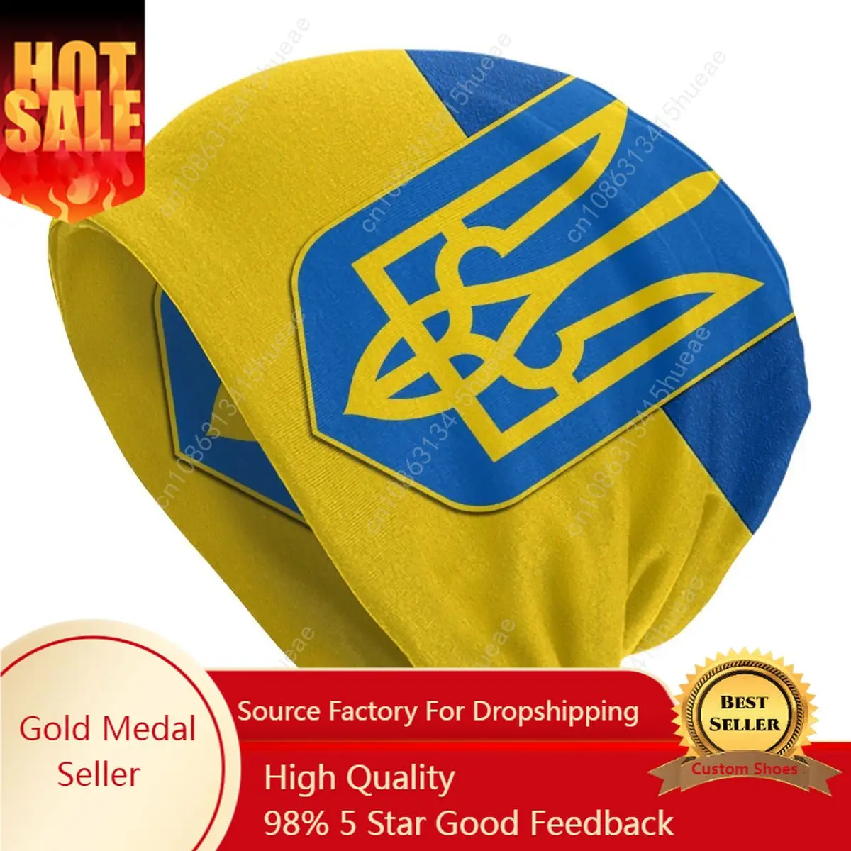 

Bonnet Winter Warm Knit Hat Flag Of Ukraine Ukraine Hip Hop Skullies Beanies Caps Adult Ukrainian Beanie Hats Outdoor Ski Cap