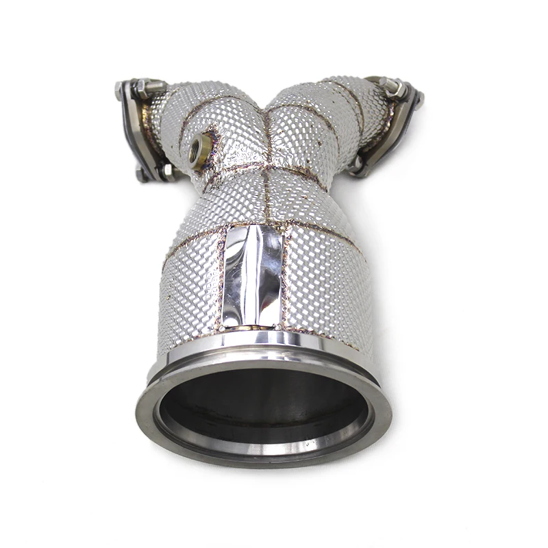 

BSK Straight Header Downpipe for SQ5 8R/FT 3.0 2016-2024 Street Car Stainless Steel Free Flow Pipe Muffler Exhaust System