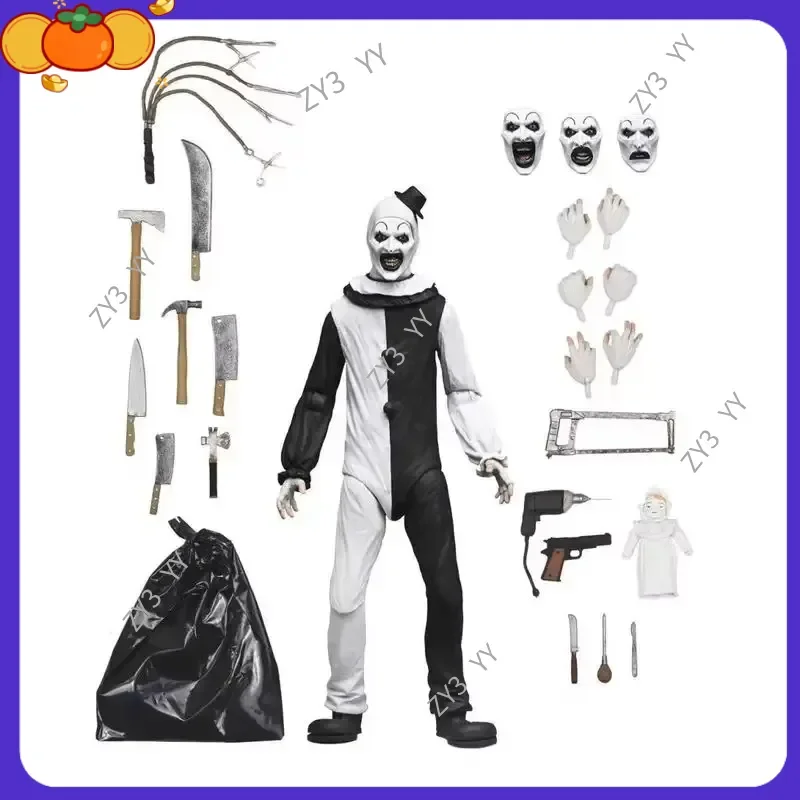 

2026 Neca Terrifier 7 Inch Articulated Figure Joint Movable Horror Collectible Toy Desktop Ornament Domestic Version Handicraft