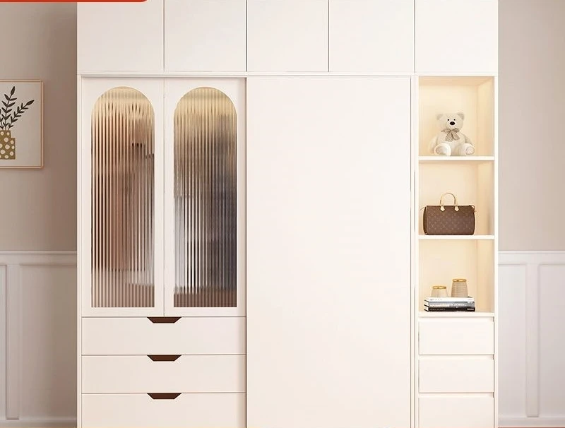Wardrobe Closet Solid Wood Bedroom Kids Room Easy Assembly Sturdy Durable Stable Construction Space Saving Comfortable