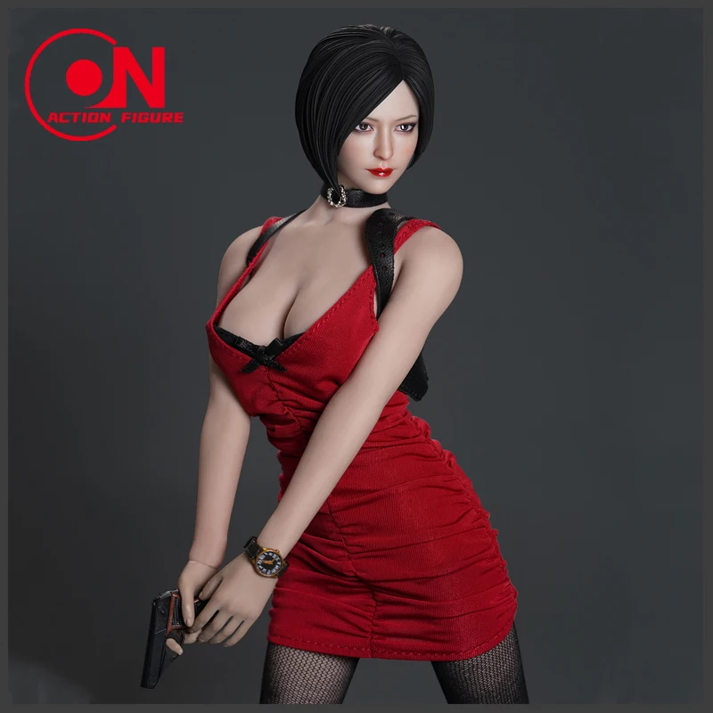 【Auf Lager】FIRE A034 1/6 Ada Wong Kopfskulptur und Kleidung Modell passend für 12'' TBL PH S09C weibliche Soldat Actionfigur Körper